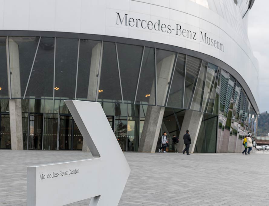 Mercedes Benz Museum in Stuttgart