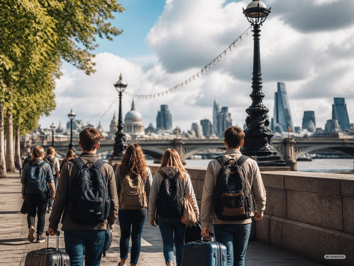 KI-gestützte Visualisierung: Gruppenreise nach London als Kulturbaustein
